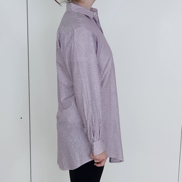 Eileen M Custom Designed Striped Button Down Tunic - Picture 4 of 10